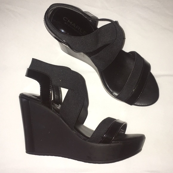 Charles David Shoes - Charles David open toe wedges